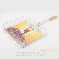 Решетка-гриль "Искра", глубокая, большая, 41 х 31 см