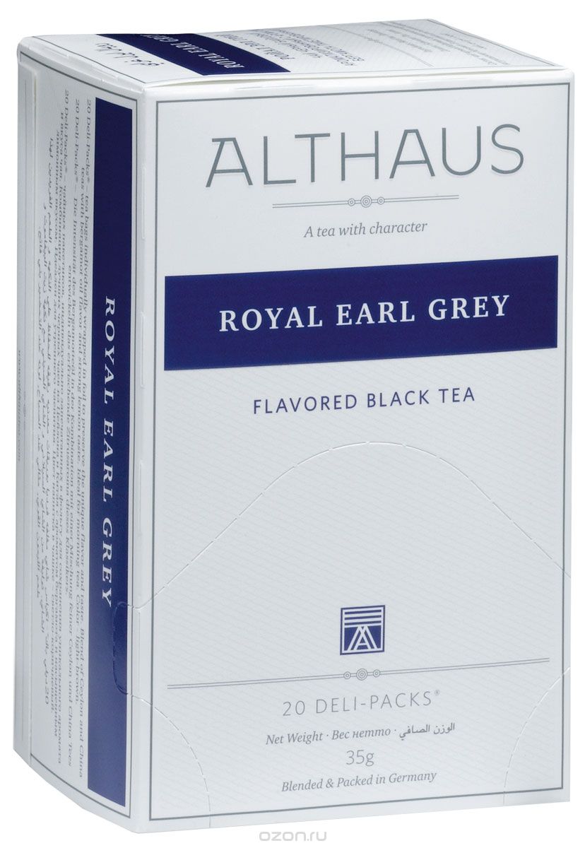 Althaus Royal Earl Grey чай ароматизированный в пакетиках, 20 шт