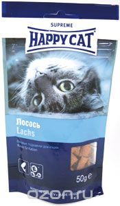 Happy Cat Подушечки лосось, для активных кошек