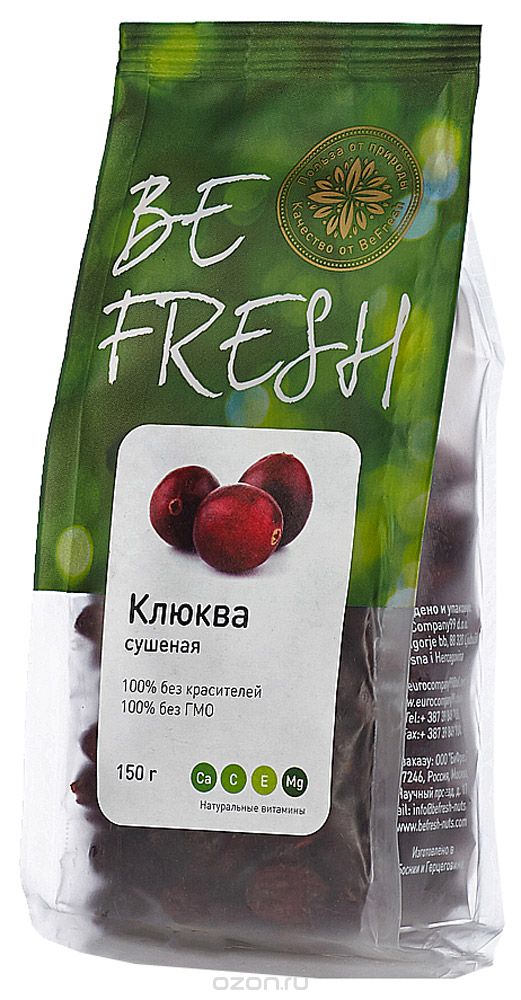 BeFresh клюква сушеная, 150 г