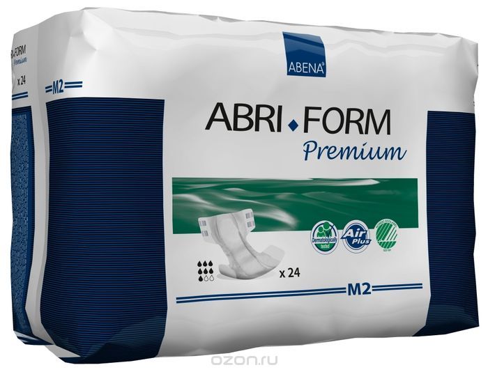 Abena Подгузники для взрослых Abri-Form M2 дневные+ 24 шт 43060