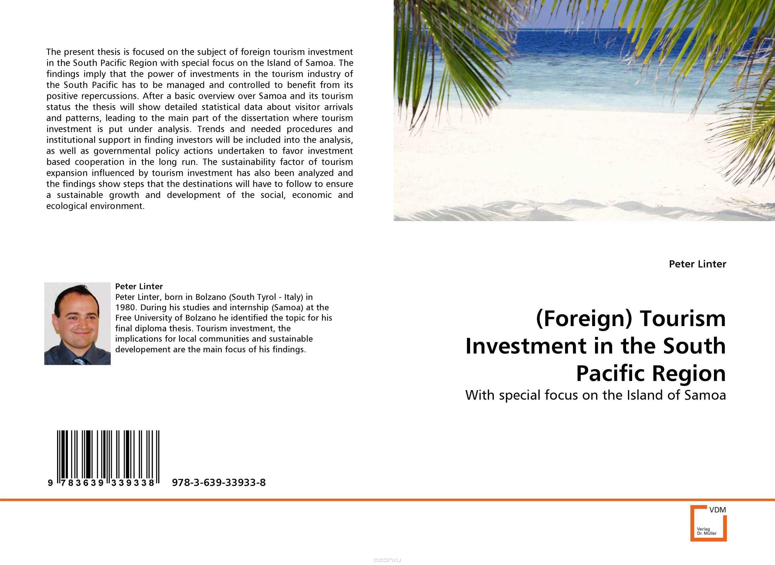 (Foreign) Tourism Investment in the South Pacific Region