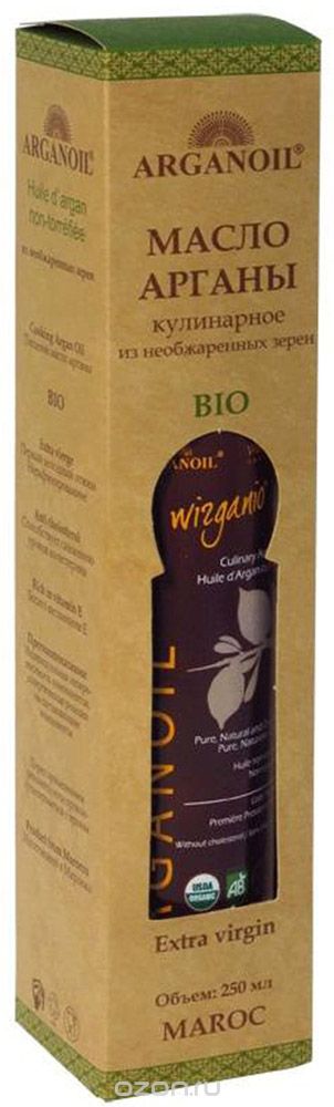 ArganOil масло арганы из необжаренных зерен, 250 мл