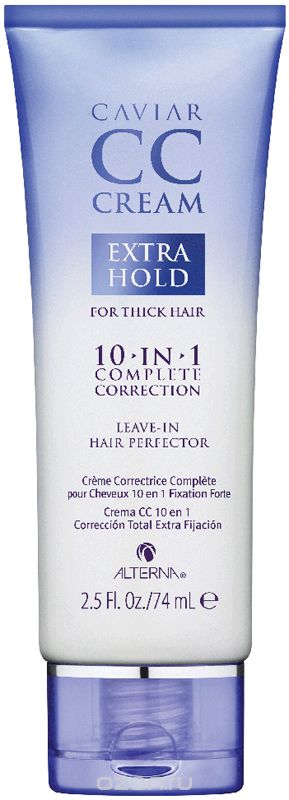 Alterna Caviar CC Cream Extra Hold for Thick Hair 10-in-1 Complete Correction CC-крем "Комлексный уход-корректор для волос" с экстра фиксацией, 74 мл