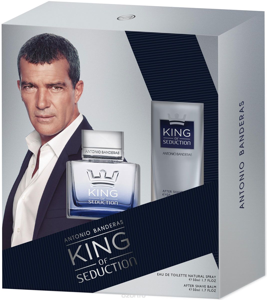 Antonio Banderas Парфюмерный набор "King Of Seduction": туалетная вода, бальзам после бритья, 2 х 50 мл