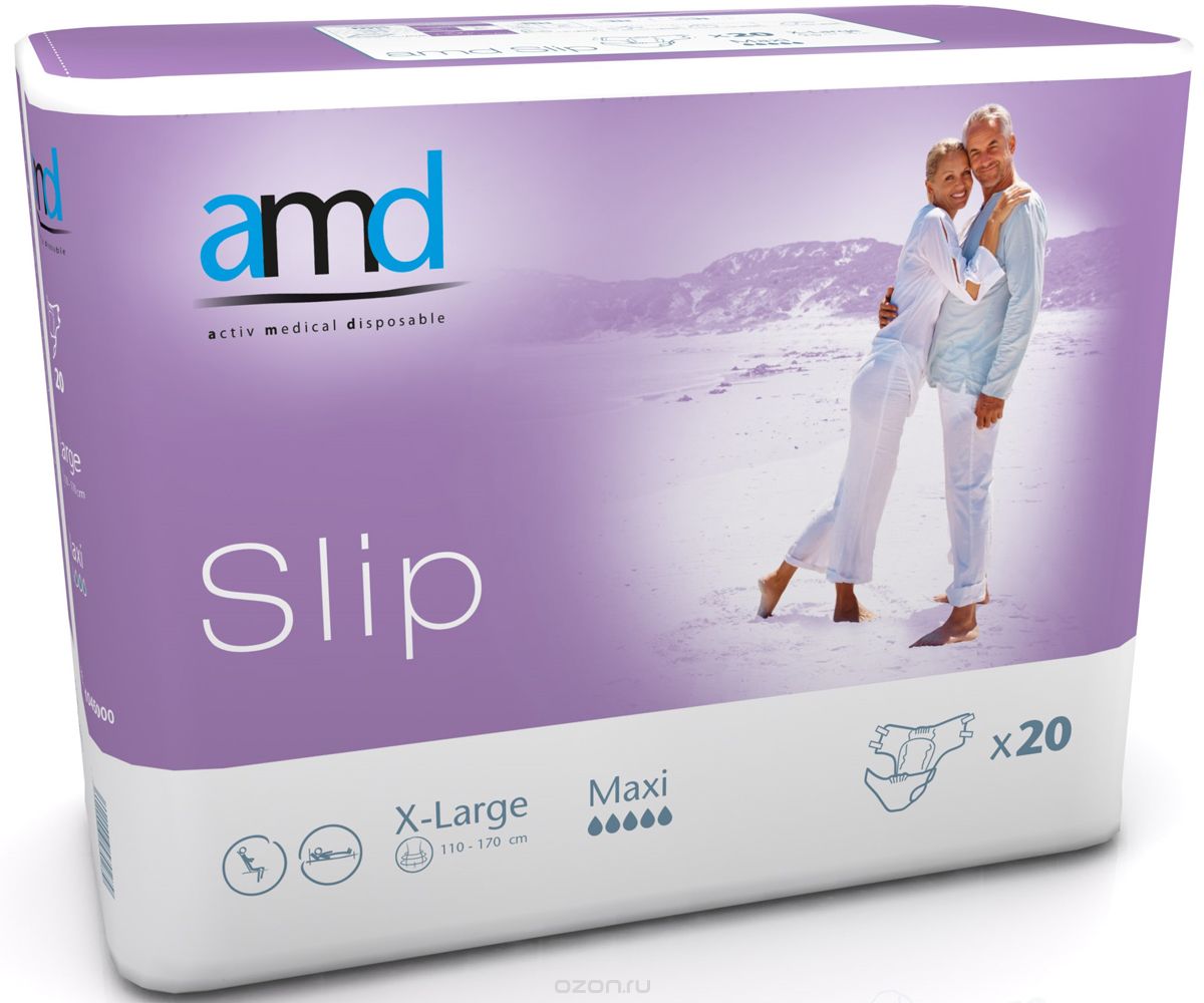 AMD Подгузники для взрослых Slip XL Maxi 20 шт